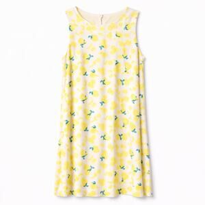 Cappagallo Women's Lemon Print Sleeveless Dress Women’s Size Medium A-Line
